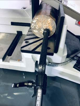 IRONMAC CUT-250F Euro Type  Линейка с упором  Предназначена для удобного отмера длины реза и фиксации 