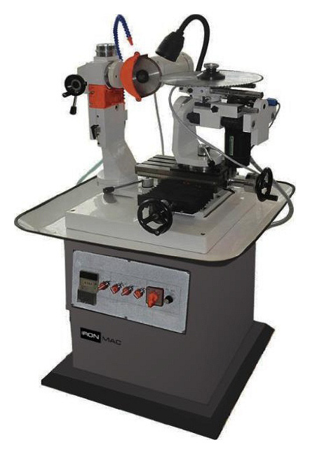 EcoWood GP-300  Станок для заточки дисковых пил IRONMAC 600A  Станок предназначен для заточки дисковых пил с твердосплавными напайками по передней и задней граням Наружный диаметр дисковых пил: 100 - 600 мм;Фиксация пилы электромагнитом;Регулировк...